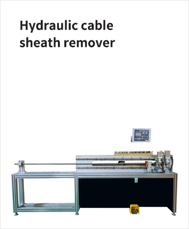 Hydraulic cable sheath remover